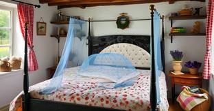 CHIKU CHERRY HDPE - High Density Poly Ethylene Infants Washable N-BABY-MOS-1819 Mosquito Net