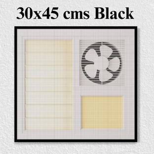 Evafly for Exhaust Fan, Bathroom, Kitchen & Ventilation |Premium 120GSM Pre-stitched Fibre Washable Adults Mosquito Net