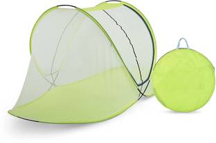 CASA FURNISHING Polyester Adults Washable MN-NZ-SINGLE-LIGHT GREEN Mosquito Net