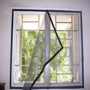 Shankies Creations Stitched Window 3 x 4 Feet Polyester Washable Adults Mosquito Net