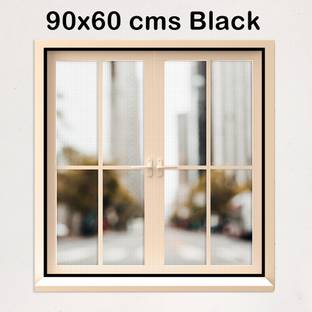 Classic Mosquito Net 90 cm (3 ft) Window Polyester Transparent Curtain Single Curtain
