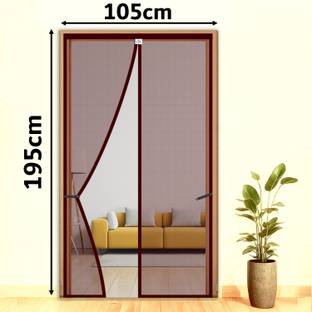 Lifekrafts Polyester Adults Washable Auto-Closing Magnetic Door Mosquito Net