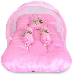 amaar praan Nylon Infants Washable PINKY BABY BED Mosquito Net