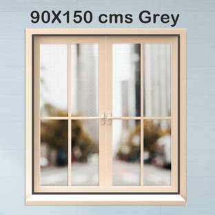 Classic Mosquito Net Fibre Adults Washable pre Stitched Fiber Glass Window net for Mosquito Protection with self Adhesive Hook and Loop Tape Mosquito Net
