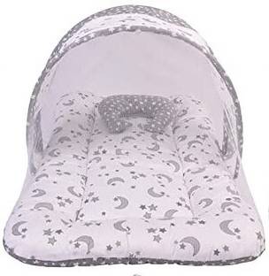 adore stuff Cotton Infants Washable baby bedding set & Mosquito Net