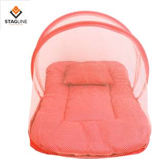 STAGLINE Cotton Infants Washable High Quality 2 Layer Mattress Baby Bedding Set Mosquito Net