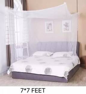 COFS HDPE - High Density Poly Ethylene Adults Washable hdpe high density polyethylene Cotton Washable 7*7 Mosquito Net for Adults Mosquito Net
