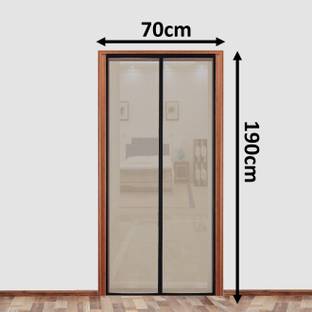 SafeMyles Polyester Adults Washable Auto-Closing Magnetic Door Mosquito Net
