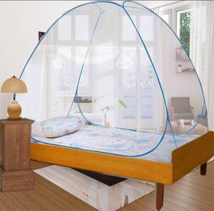 KHANJAN FASHION FAB WHITE machhardani 300 mosquito net baby machardani big size mosquito net tent c Polyester Washable Adults Mosquito Net