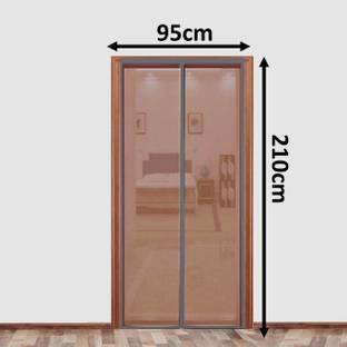 SafeMyles Polyester Adults Washable Auto-Closing Magnetic Door Mosquito Net