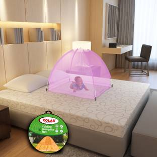 BELOMODA Polyester Kids Washable Baby Mosquito Net|Anti-Bug Crib Net Foldable Bottomless Baby Crib Machardani Mosquito Net
