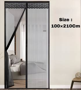 Twolight Polyester Adults Washable Auto-Closing Magnetic Door Mosquito Net