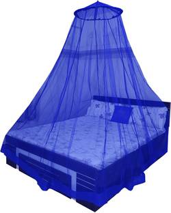 Shree Kriday Polyester Adults Washable King Size Bed Hanging Round Mosquito Net