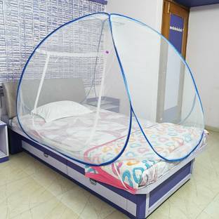 CASA FURNISHING Polyester Adults MN-P-SINGLE-BLUE Mosquito Net