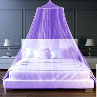 Maruti Enterprise Polyester Adults Washable King Size mosquito nets(Round) Mosquito Net