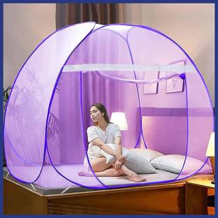 credicus Full Colour Double Bed King Size, Foldable Polyester Washable Adults Mosquito Net