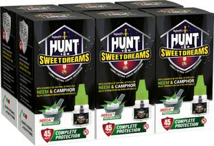 Hunt 100 Sweet Dreams Neem & Camphor Liquid Works on All Machine Mosquito Vaporiser Refill