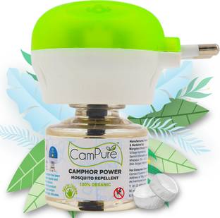 CamPure Repellent Machine + Camphor Mosquito Vaporiser Refill