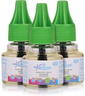 Cycle Karpure Camphor Mosquito Liquid Vaporizer -Refill 45 ml, Pack of 3 Mosquito Vaporiser Refill