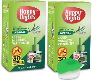 SHADOW HAPPYNIGHTS Strawberry Mosquito Repellent Eucalyptus Oil Based Liquid Vaporizer With Machine Mosquito Vaporiser