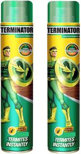 Terminator Eco-Friendly Wood Preservative For Termite & Borer Control - 320 ml Spray x 2 Mosquito Vaporiser