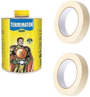 Terminator Eco-Friendly Termite Control Wood Preservative Refill 250 ml with 2 Masking Tape Mosquito Vaporiser