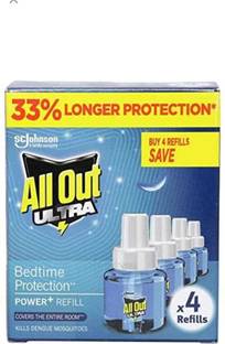 All Out refill 45ml pack 4 Mosquito Vaporiser
