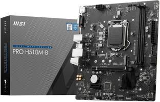 MSI PRO H510M-B LGA 1200Socket Micro-ATX Intel H610 Chipset DDR4 Motherboard for Desktop