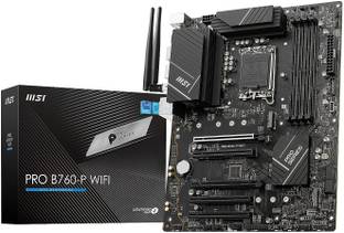 MSI PRO B760-P WIFI I ATX I Socket LGA 1700 I DDR5 Gaming LGA 1700Socket ATX Intel B760 Chipset DDR5 Motherboard for Desktop