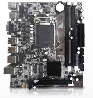 ZEBRONICS ZEB H55 (HDMI - MSATA) LGA 1156Socket Micro-ATX Intel H55 Chipset DDR3 Motherboard for Desktop