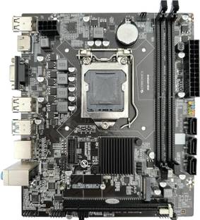 ZEBRONICS H110 Motherboard with M.2 Nvme Slot LGA1151Socket Mini-ATX Intel H110 Chipset DDR4 Motherboard for Desktop