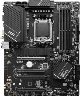 MSI PRO B650-P WiFi AMD AM5, ATX, DDR5, PCIe 4.0, M.2, SATA 6Gb/s, USB 3.2 AM5Socket ATX AMD B650 Chipset DDR5 Motherboard for Desktop