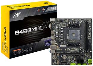 Ant Value B450MAD4-N ll Micro-ATX AM4 Support AMD B450 Athlon ll DIMM DDR4 Gaming AM4Socket Micro-ATX AMD B450 Chipset DDR4 Motherboard for Desktop