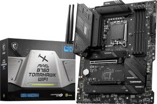 MSI MAG B760 TOMAHAWK WIFI I ATX I Socket LGA 1700 I DDR5 Gaming LGA 1700Socket ATX Intel B760 Chipset DDR5 Motherboard for Desktop