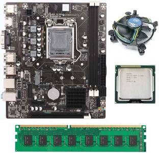ZEBRONICS H61-i5-4GB-M2NVP LGA 1155Socket ATX Intel H61 Chipset DDR3 Motherboard for Desktop