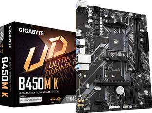 GIGABYTE B450M K AM4 AM4Socket Micro-ATX AMD B450 Chipset DDR4 Motherboard for Desktop