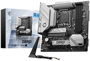 MSI B760M PROJECT ZERO LGA 1700Socket Micro-ATX Intel B760 Chipset DDR5 Motherboard for Desktop