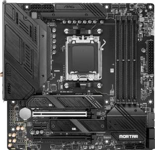 MSI MAG B650M Mortar WiFi Micro-ATX - Supports AMD Ryzen 7000 AM5Socket Micro-ATX AMD B650 Chipset DDR5 Motherboard for Desktop