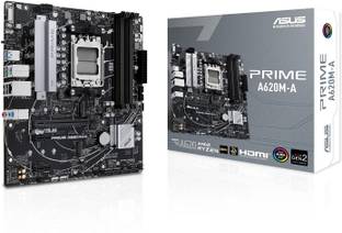 ASUS PRIME A620M-A AM5Socket Micro-ATX AMD A620 Chipset DDR5 Motherboard for Desktop