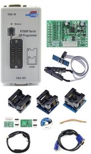 keertan kalp RT809F ISP Special Programmer Multi-Function with SOP8 Test Clip, with 7Adapters INTEL CPU onboardSocket ATX Intel H510 Chipset DDR2 Motherboard for Desktop