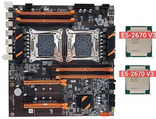 मायटेक्विजन X99 DUAL WITH 2X E5 2670 V3 मदरबोर्ड
