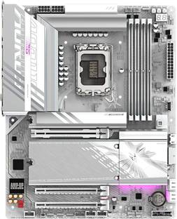 GIGABYTE Z890 AORUS ELITE WIFI7 ICE LGA1851 RL-ILMSocket ATX Intel Z890 Chipset DDR5 Motherboard for D...