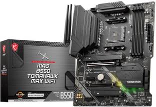 MSI MAG B550 Tomahawk MAX WiFi AM4Socket ATX AMD B550 Chipset DDR4 Motherboard for Desktop
