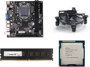 ZEBRONICS H61-i3-3rd-8gb Pfan-combo LGA 1155Socket ATX Intel H61 Chipset DDR3 Motherboard for Desktop