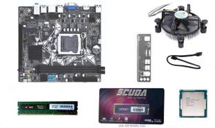 ज़ेब्रोनिक्स H81M2+ Starlite 256GB NVME SSD & 8GB RAM with Intel Core i3 Processor combo set मदरबोर्ड