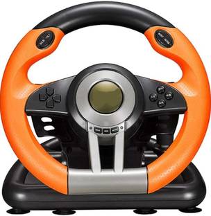 Clubics V3Steering Wheel and Pedals with Brake Pedal Set Car Racing Controller Game 6  Motion Controller