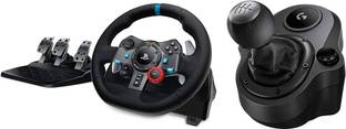 Logitech G29 Driving Force Racing Wheel Floor Pedals With Shifter  Motion Controller