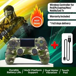 HG WORLD Ps4 Dualshock 4 Joystick Wireless Controller for PS4 With USB Cable Gamepad  Motion Controller
