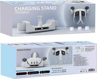 HG WORLD Charging Stand for O-Quest 3 STD HBV-Q11 | VR Headset Charger Dock  Motion Controller