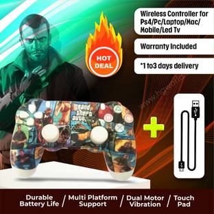 HG WORLD Playstation Dualshock 4 Joystick Wireless for PS4 With USBCable Gamepad  Motion Controller